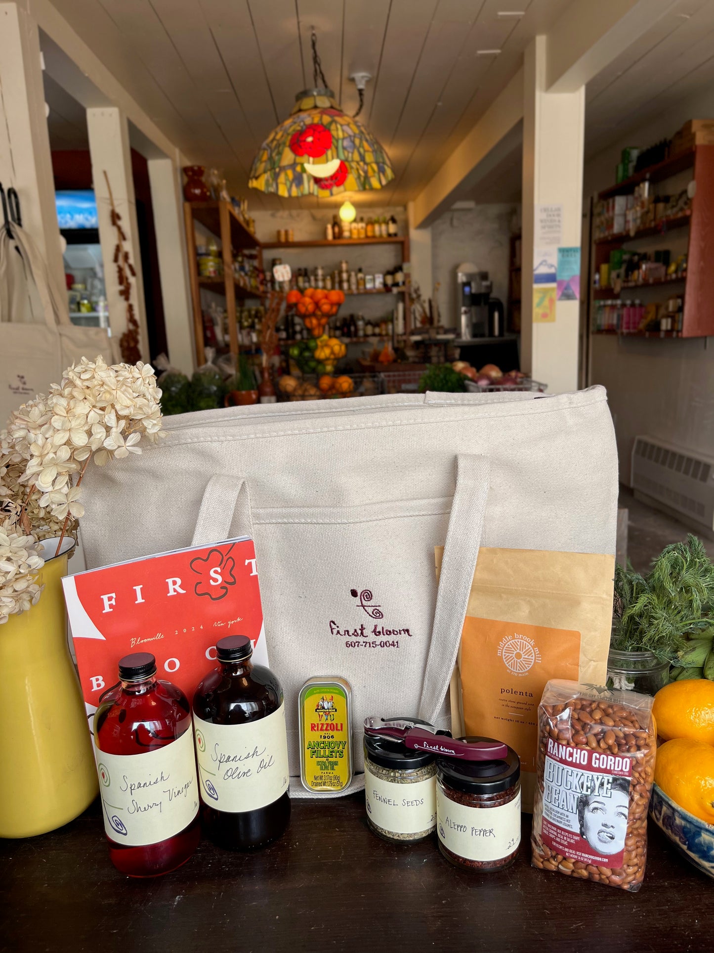 First Bloom Essentials Box + Canvas Market Tote